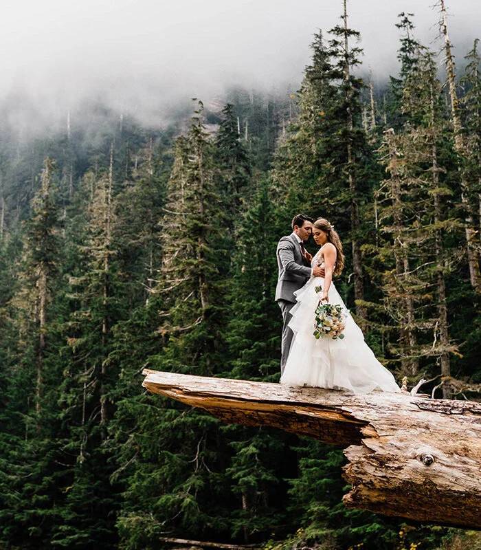 Elopement photo by Amy Galbraith Photography, Port Angeles, WA