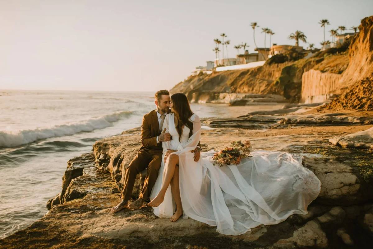 Elopement photo by DeGroot Film Co., Palm Springs, CA