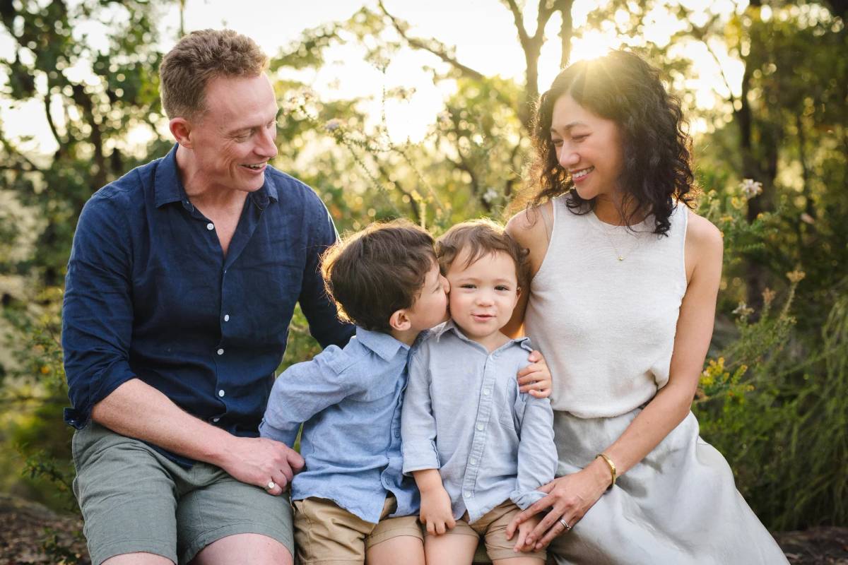 Family photo by Natalie Grounds Photography, Sydney, NSW