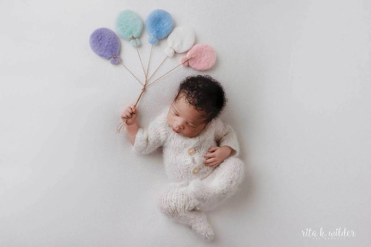 Newborn photo by Rita K. Wilder Photography, Dallas, TX