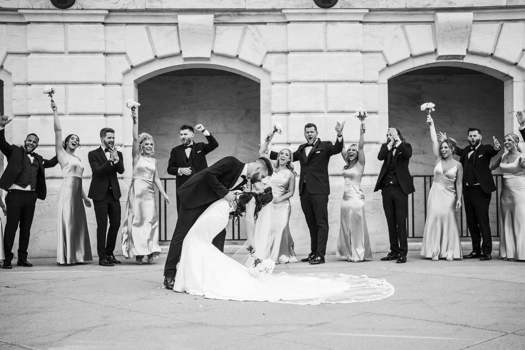 Wedding photo by Captured Couture, Detroit, MI