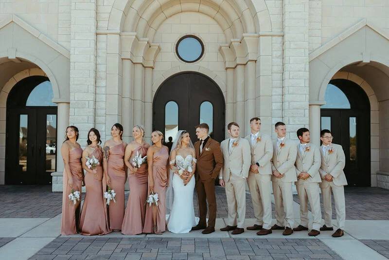 Wedding photo by Ashley Cole Photo, Wichita, KS