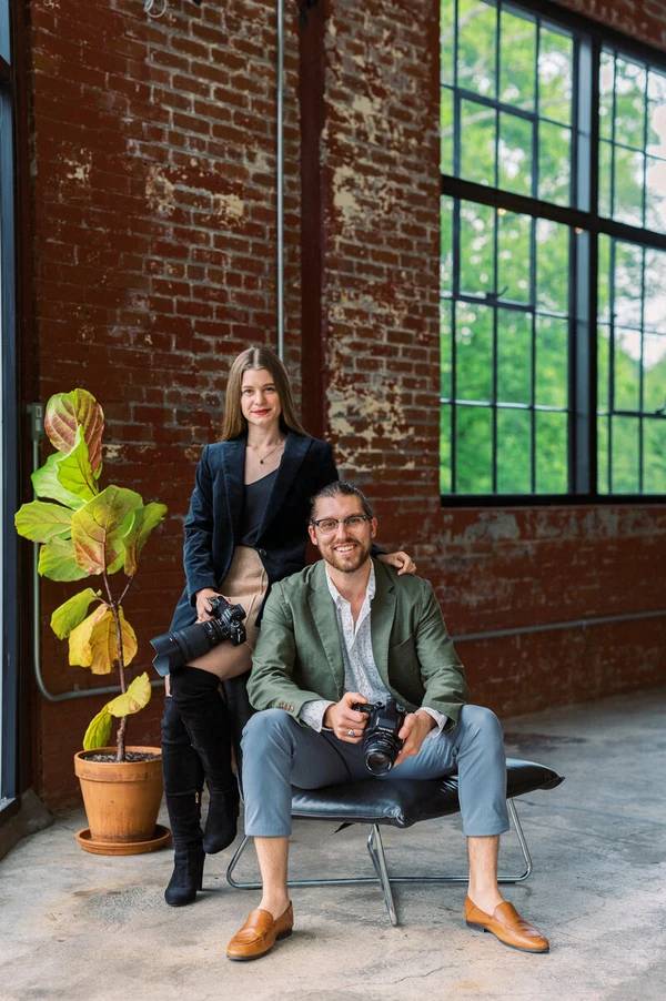 Hunter & Sarah Sheldon, owners of Hunter & Sarah Photography