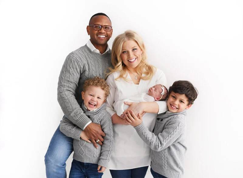 Family photo by Emily Lucarz Photography, St. Louis, MO