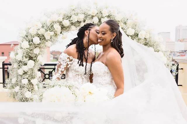 Wedding photo by M Harris Studios, Atlanta, GA