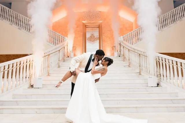 Wedding photo by M Harris Studios, Atlanta, GA