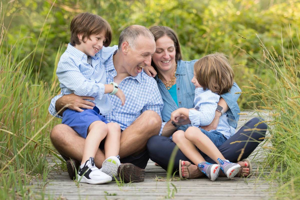 Family photo by Karen Morneau Photography, Fairfield, CT
