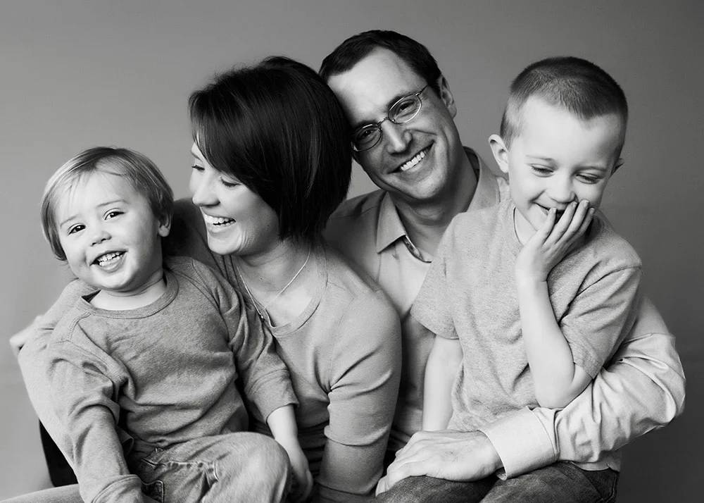 Family photo by Christine Plamann Photography, Milwaukee, WI