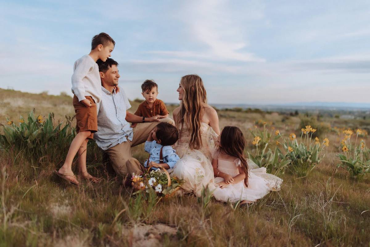 Family photo by Whitney Coudray Photography, Boise, ID