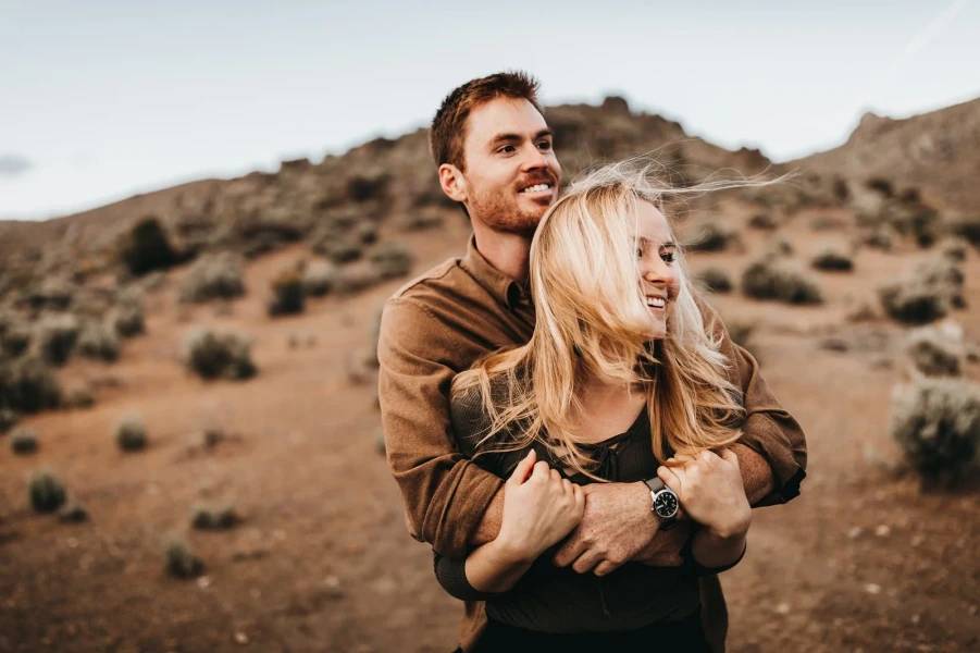 Rob and M, owners of VILD Photography
