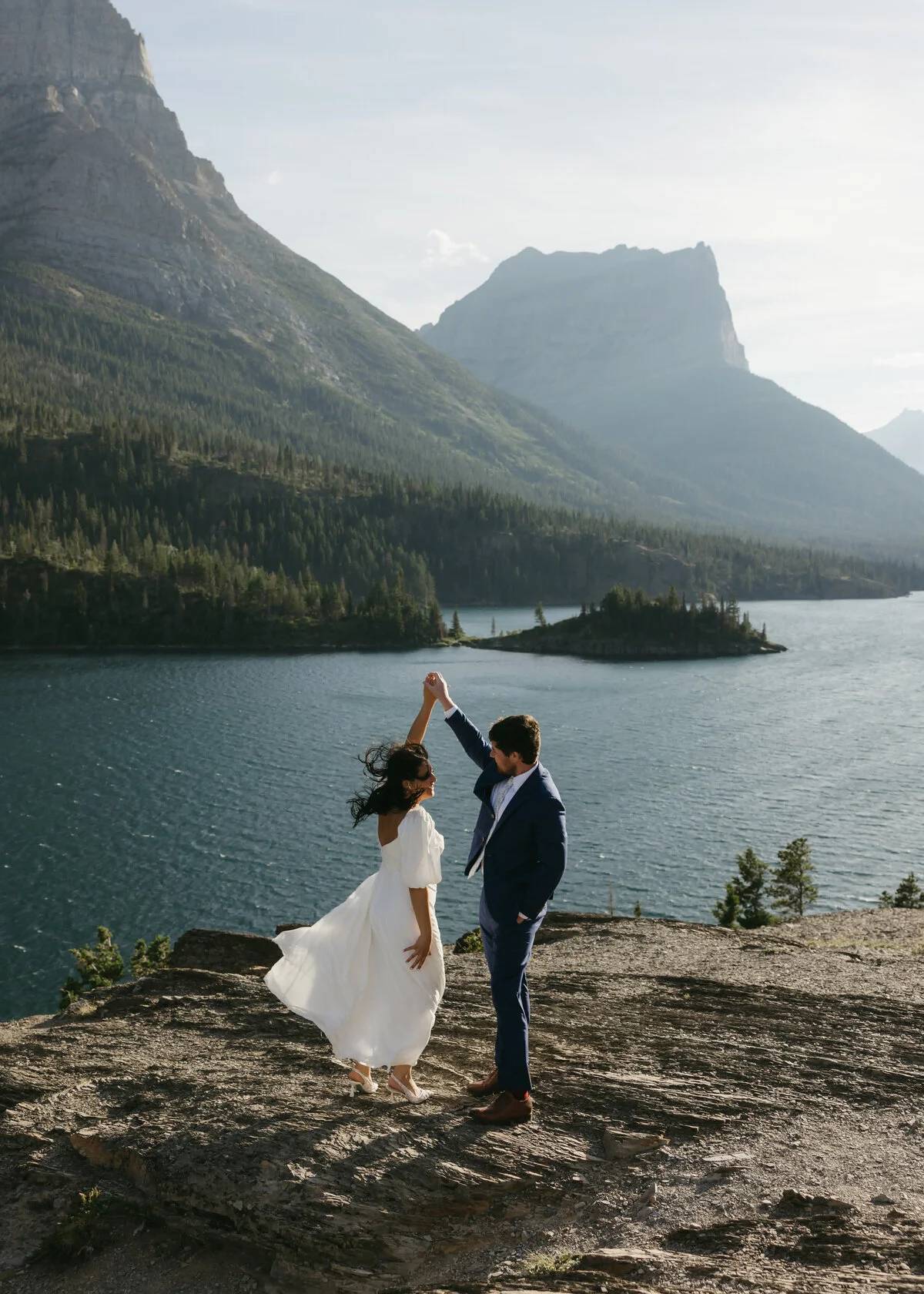 Wedding photo by Christine Nicole Photos, Kalispell, MT