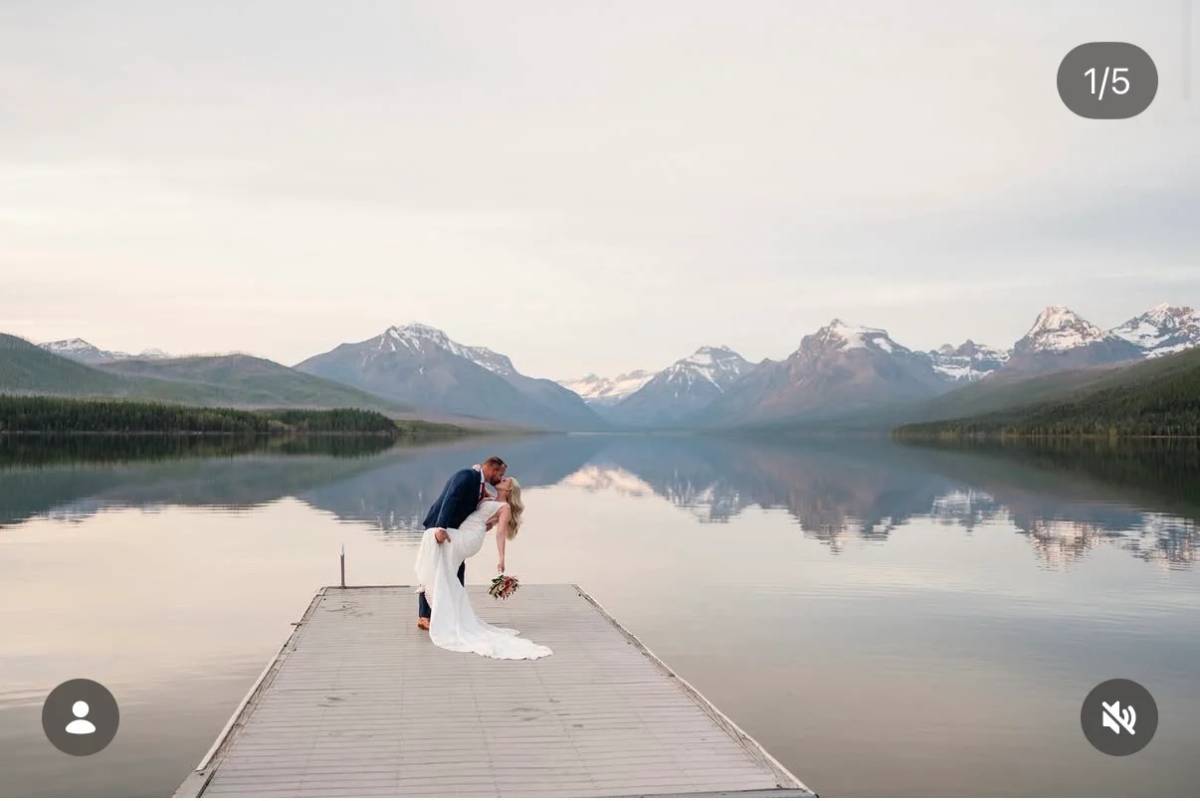 Wedding photo by Jennifer Vernarsky Photography, Kalispell, MT